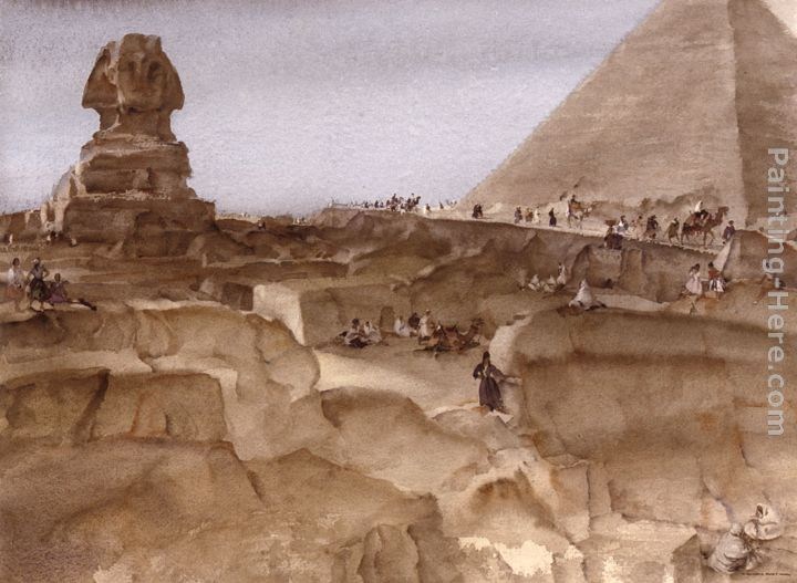 Sir William Russell Flint Souvenir of Egypt